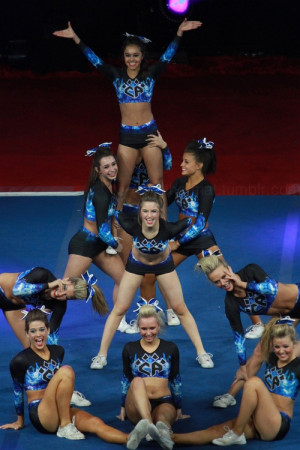 Cheer Athletics Stunting Cheer athletics. via cheyenne haas