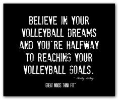 ... inspirational volleyball quotes for players, coaches and team