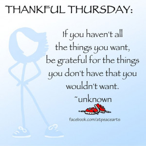 Thankful Thursdays with At Peace Arts!