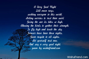 Good Night Poems