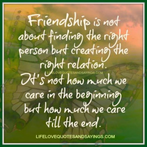 is not about finding the right person but creating the right ...