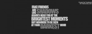 Fake Friendship Quotes Images Fake Friends Facebook Cover Fake Friends ...
