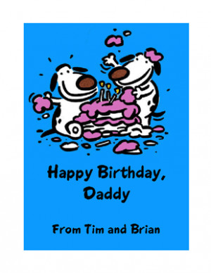 printable card: From Both of Us greeting card