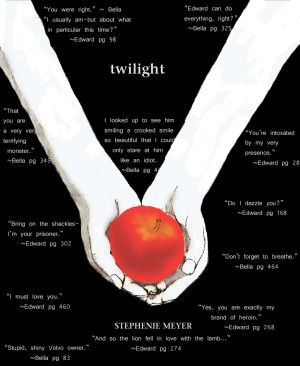 Twilight cover-with quotes by Miyu-Mira