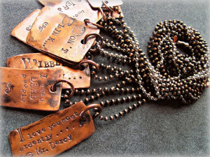 quotes on copper necklaces