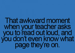 Teacher Awkward moment – Funny Quotes