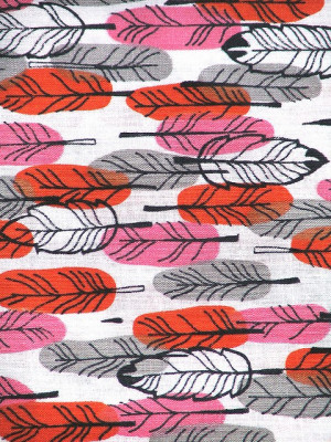 Photo: vintage feather fabric
