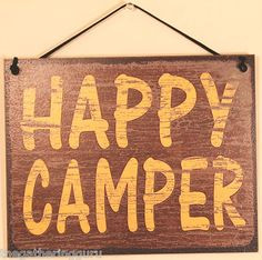 Happy Camper Camping Quote