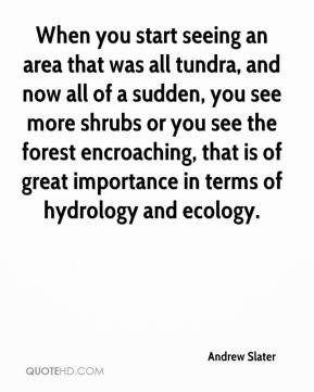 ... , that is of great importance in terms of hydrology and ecology