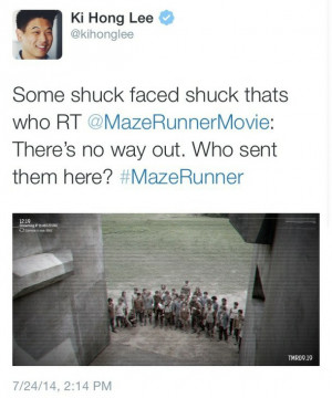 cute, dork, funny, haha, lol, minho, twitter, the maze runner, maze ...