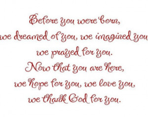 ... Baby Nursery Wall Saying - Baby Wall Quote - 22h x 36w Inches BA0156