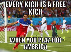 Every kick is a free kick when you play for America. Team USA soccer ...