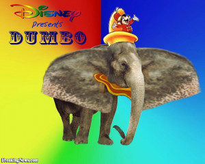 Funny Dumbo the Elephant