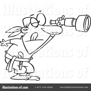 Spyglass Clip Art Free Black and White