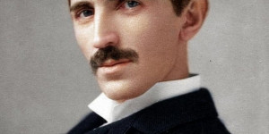 Motivational Wallpaper with Quote By Nikola Tesla: If your hate could