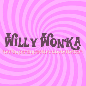 Willy Wonka Font by ~ PandyCreations