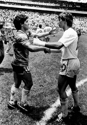 ... June 22, 1986. Maradona scored both goals in Argentina's 2-1 victory