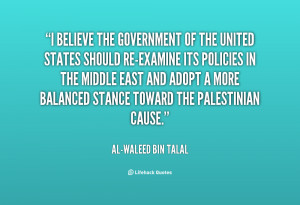 quote Al Waleed Bin Talal i believe the government of the united