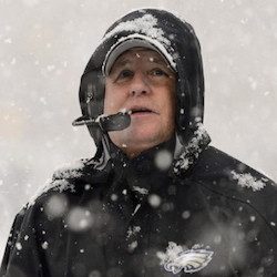 Philadelphia Eagles Chip Kelly blizzard