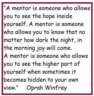 oprah mentor
