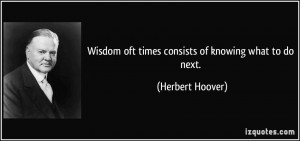 More Herbert Hoover Quotes
