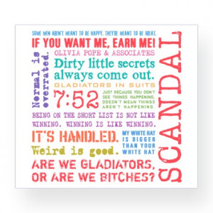 Scandal Quotes [multicolor] Wine Label