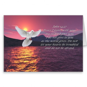 John 14:27 bible quotes card
