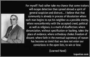 believe that that community is already in process of dissolution ...