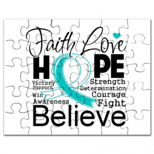 Faith Hope Cervical Cancer Puzzle