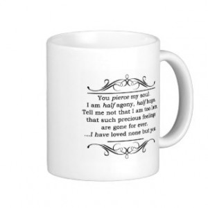 Jane Austen Persuasion Quote Classic White Coffee Mug