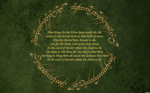 Lord of the Rings Lord of the Ring Quotes