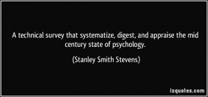 More Stanley Smith Stevens Quotes