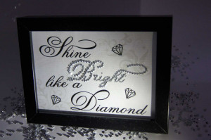 Bright Like A Diamond, Sparkle Word Art Pictures, Quotes, Sayings ...