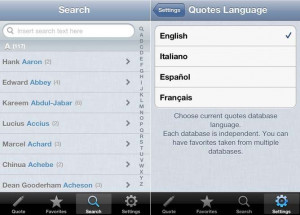 Reference App Quotes Folder for iPhone, iPod Touch and iPad