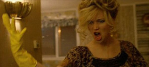 ... Lawrence shows off her air guitar skills in hilarious American Hustle