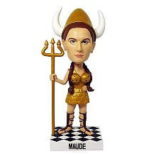 The Big Lebowski Maude Bobblehead - Bowling Viking