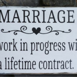 Marriage Wedding Sign Quote Sayings Verb Definition Work Life Love ...