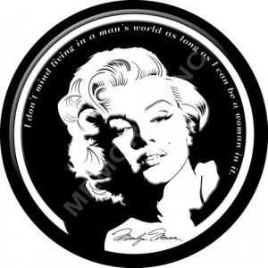 Marilyn Monroe Quote - Classic Round Metal Sign