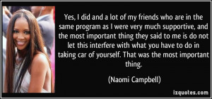 More Naomi Campbell Quotes
