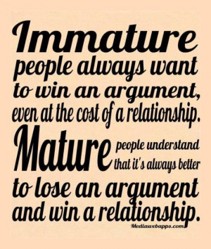 Immature people quotes