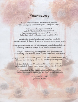 Christian Marriage Poems Anniversary poem