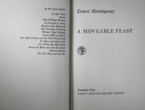 Hemingway First Editions , For Whom the Bell Tolls, A Moveable Feast ...