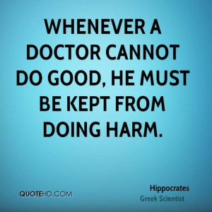 Hippocrates Medical Quotes