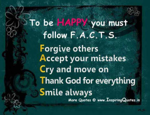 Steps to be Happy in life Quotes, How to Live Happy Life Thoughts