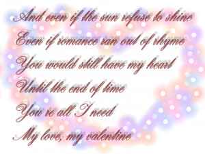 ... My Love, My Valentine - Martina McBride & Jim Brickman Song Quote