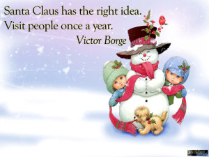 christmas quote santa claus Merry Christmas Quotes 2015 16 for Cards ...