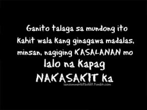 tagalog love quotes sad story