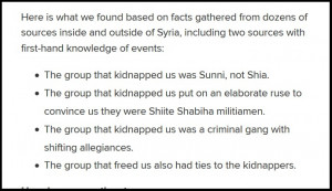 Richard Engel's conclusions about his 2012 kidnapping (screenshot from ...