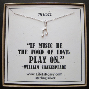 ... Music Lovers - Music Teacher Gift - Piano Teacher Gift - Quote Card. $