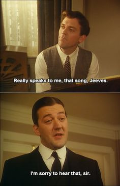 Bertie Wooster and Jeeves discuss music. More